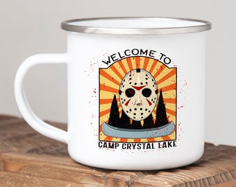 Friday the 13th Enamel Metal Camp Mug