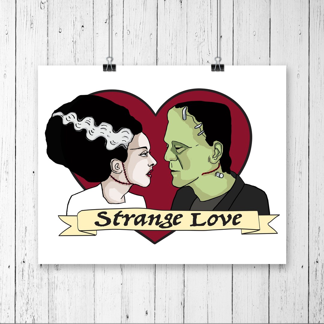 Bride of Frankenstein Print 10 X 8 - Etsy