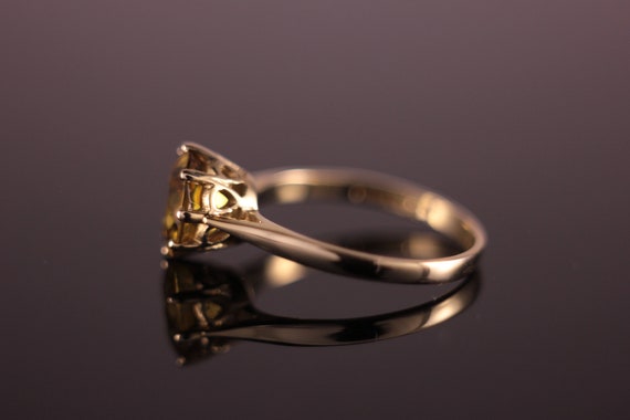 Golden Yellow Heliodor Beryl ring 1.74ct - image 6