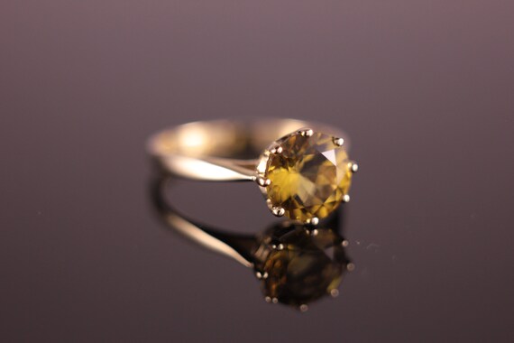 Golden Yellow Heliodor Beryl ring 1.74ct - image 10