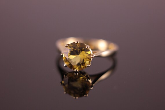 Golden Yellow Heliodor Beryl ring 1.74ct - image 3