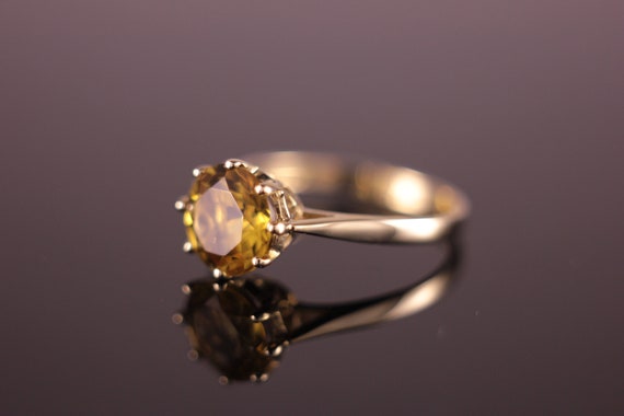 Golden Yellow Heliodor Beryl ring 1.74ct - image 4