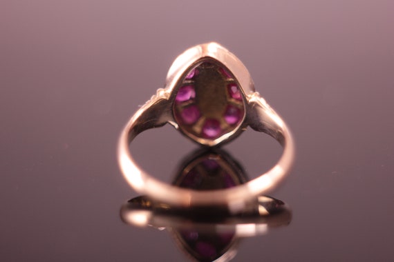 c.1850's Ruby and Diamond Ring Victorian - image 8