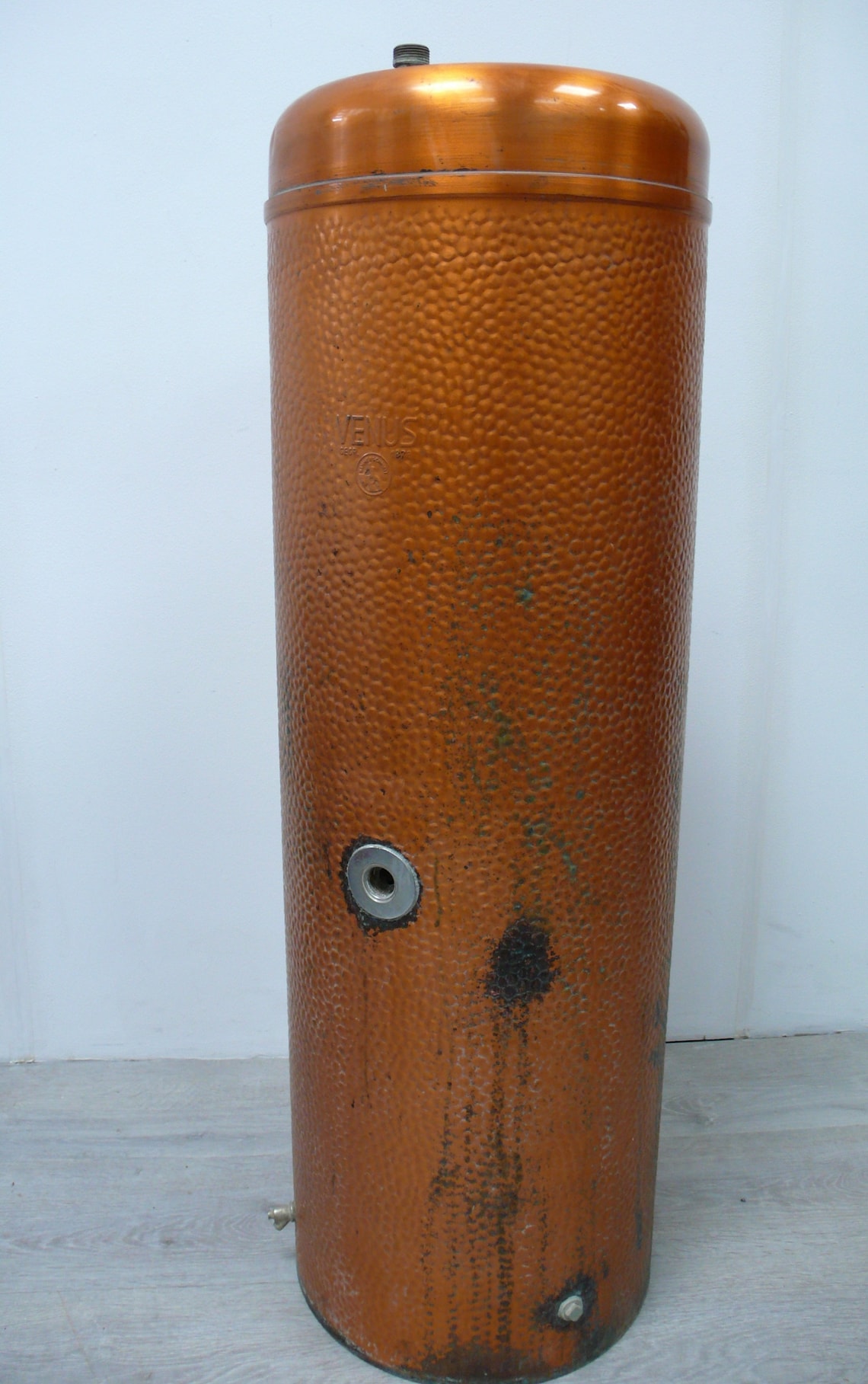 40s 50s Tall copper Hot Water Heater Tank Bathtub Heater Tank Etsy
