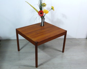 60s Teak Coffee Table Danish Modern Side Table by Magnus Olesen Durup Denmark, Mid Century Modern