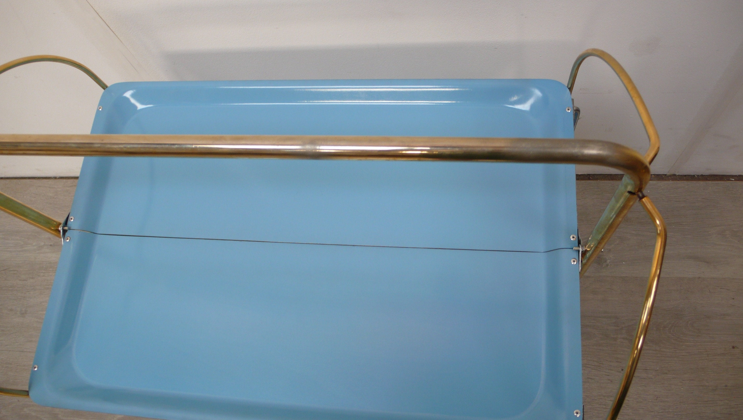 50er 60er Servierwagen Dinett von Bremshey in Sky Blue and | Etsy