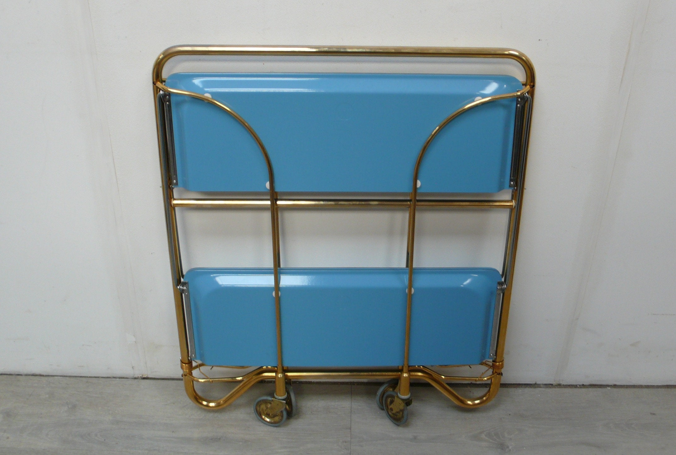 50er 60er Servierwagen Dinett von Bremshey in Sky Blue and | Etsy