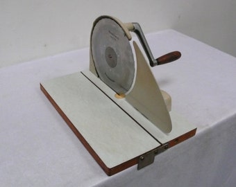 50s Bread Cutting Machine All Purpose Slicer Manual by Alexanderwerk No 1032 NZ, Made in Germany