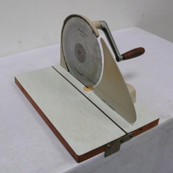 50s Bread Cutting Machine All Purpose Slicer Manual by Alexanderwerk No 1032 NZ, Made in Germany