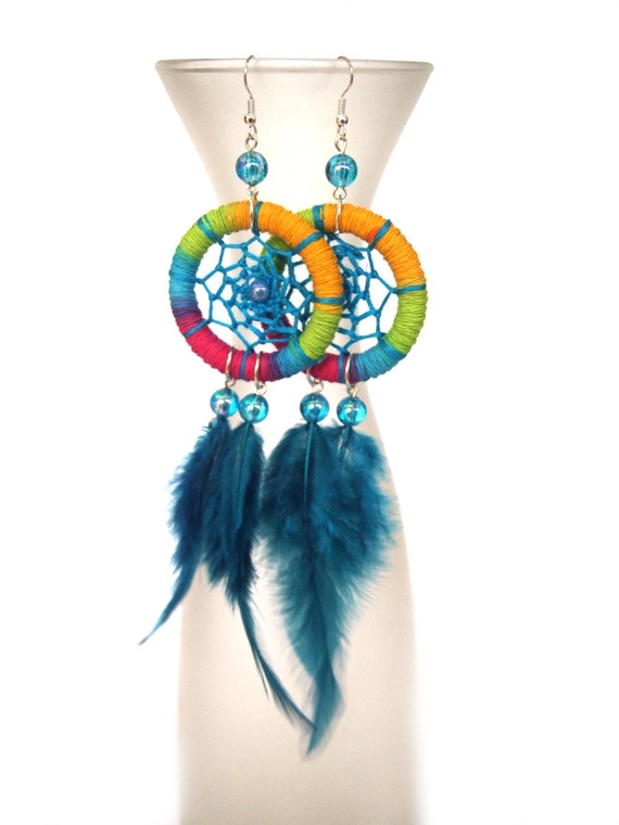 Dream Catcher EarringsFeather EarringsNative American Etsy