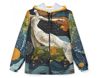 Goddess in Nature Windbreaker Jacket