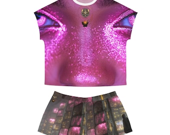 Pink Alien PJ Set