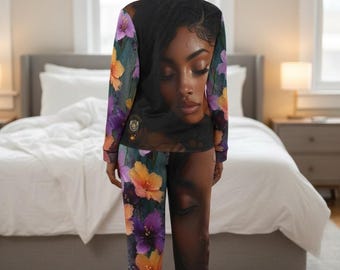 The Sleeping Empress Satin Pajama Set
