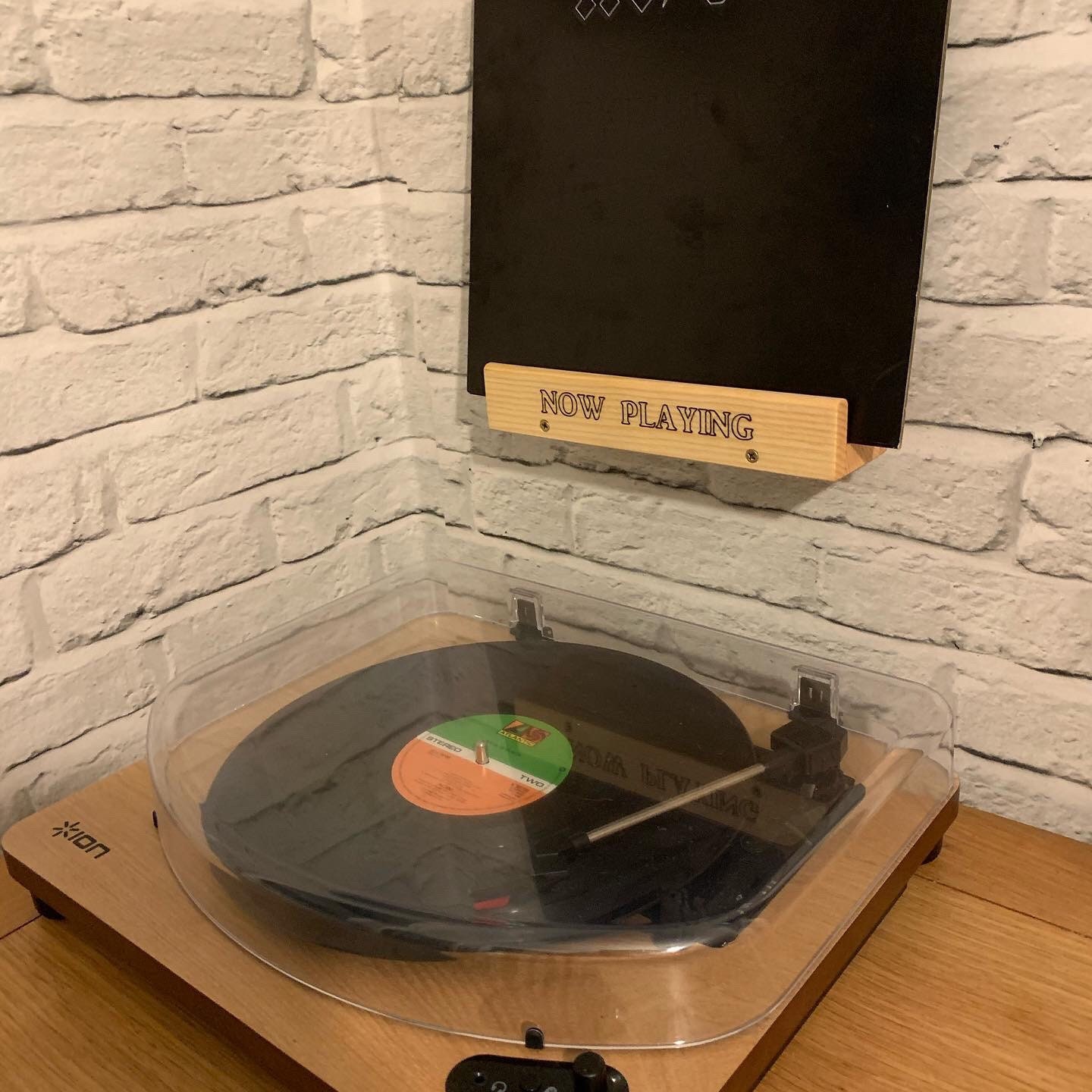 Solid Wood LP Vinyl Sleeve Record Wall Mounted Display Stand Etsy