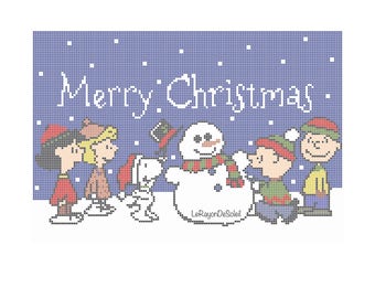snoopy christmas card cross stitch pattern charlie brown snoopy woodstock winter snow christmas tree instant download pdf - Snoopy Christmas Song snoopy christmas card cross stitch pattern charlie brown snoopy woodstock winter snow christmas tree instant download pdf - Snoopy Christmas Song