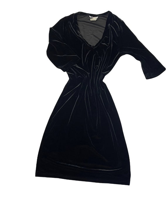 bodycon dress 2000s Jade Black Ruched Halterneck Midi Bodycon Dress, S / Black main image 1