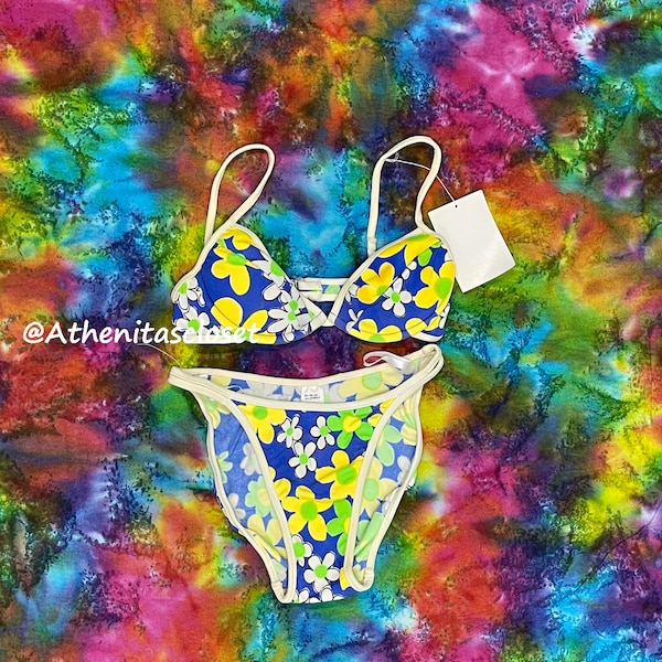 Flower Bikini Etsy