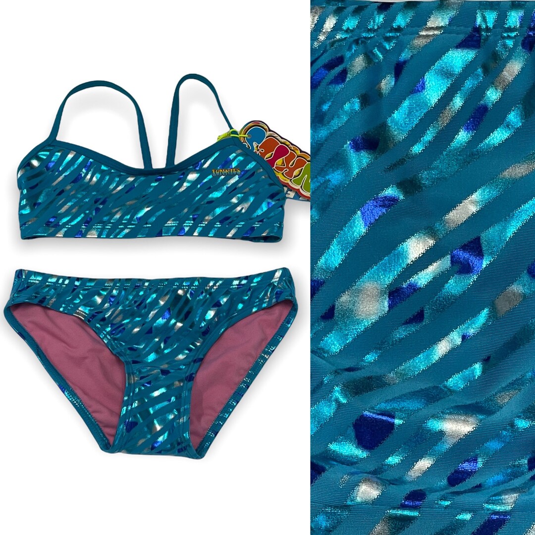 水着・ラッシュガード vintage made in ITALY FENDI swim set es Fendi Vintage Aqua Black and White Zucca Monogram FF Logo