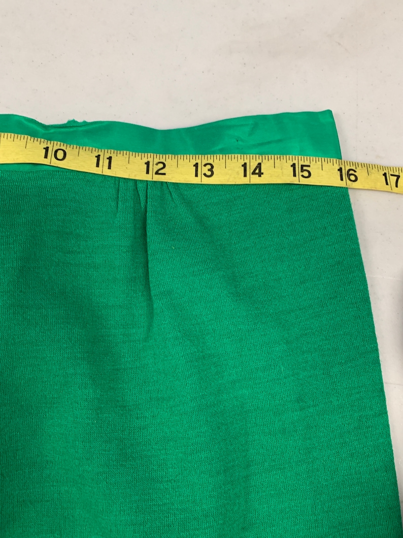 Vintage 1950s 1960s Green Handmade Skirt Suit Fits Medium Size 8