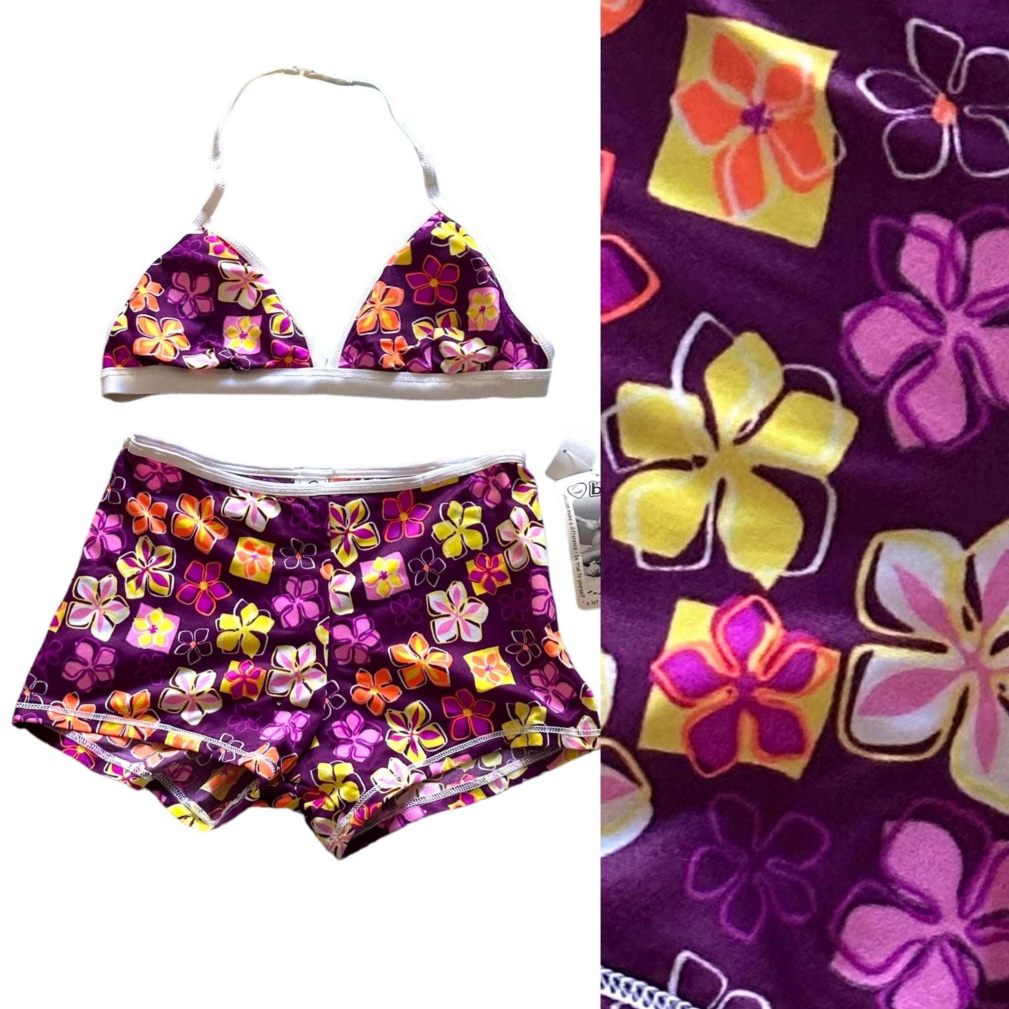 Vintage 90s Does 60s Y2K BLINK Floral Retro Mod Hibiscus Vintage 90s Does 60s Y2K BLINK Floral Retro Mod Hibiscus