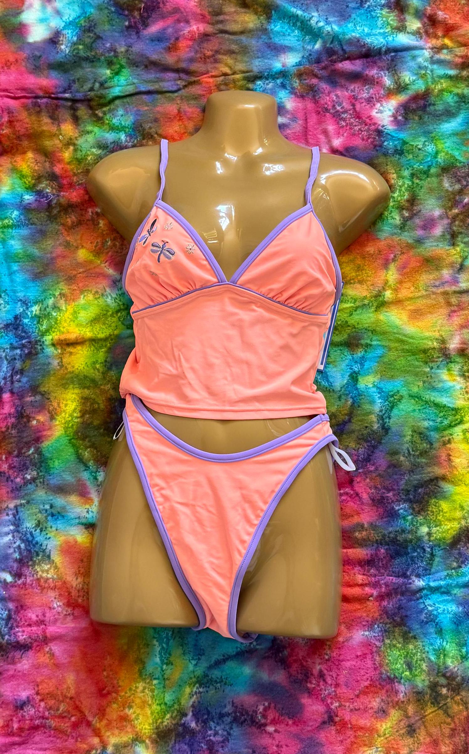 Vintage 90s Y2K Deadstock Bare Assets Lavender Purple Peach Vintage 90s Y2K Deadstock Bare Assets Lavender Purple Peach