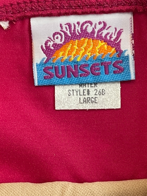 Vintage 90s Sunsets Separates Deadstock Underwire… - image 6