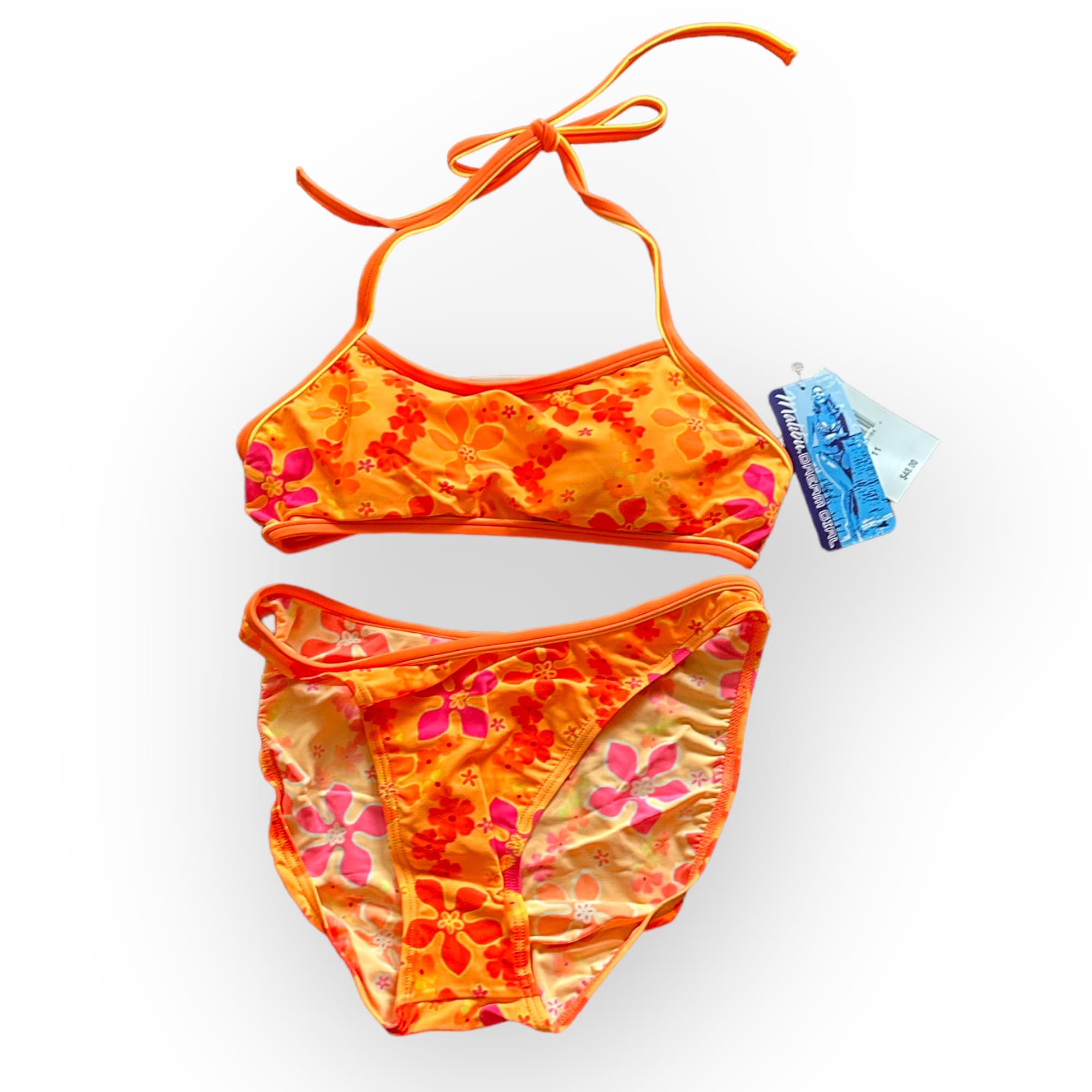  SheIn Women's 2 Piece Colorblock Micro Bikini Set Thong String  Swimsuit Chain Bathing Suit Pink Medium : Clothing, Shoes & Jewelry