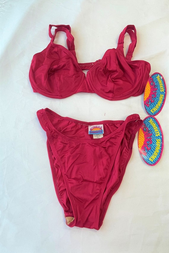 Vintage 90s Sunsets Separates Deadstock Underwire… - image 2
