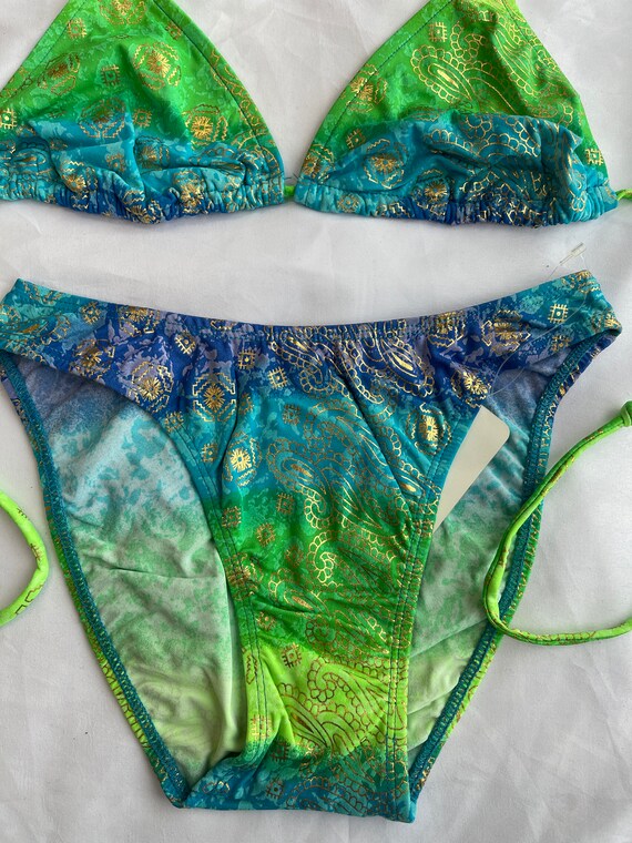 Vintage 90s Deadstock Carabella Collection Grecian Gold Metallic