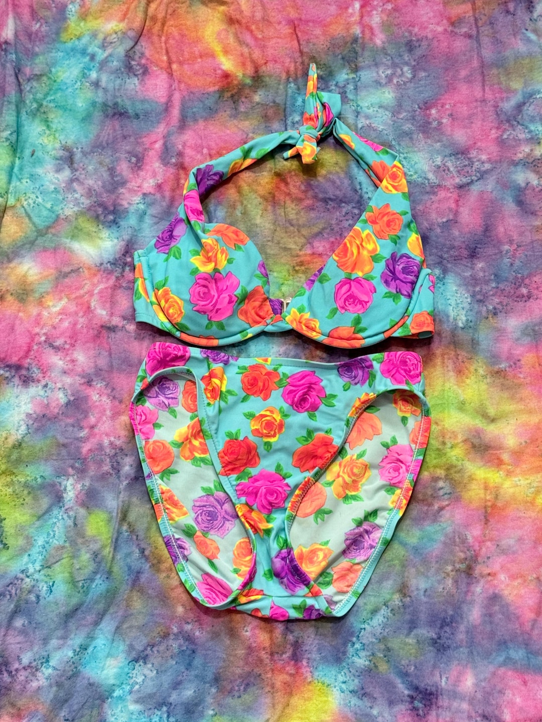 Vintage 90s 2000s Y2K Victoria's Secret Deadstock Turquoise Blue Bright ...