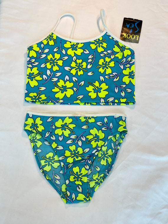 ice blue rétro flower bi-color swim wear $_12.JPG?set_id=880000500F