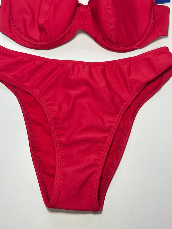 Vintage Deadstock CIA MARITIMA 90s 00s Solid Red … - image 9
