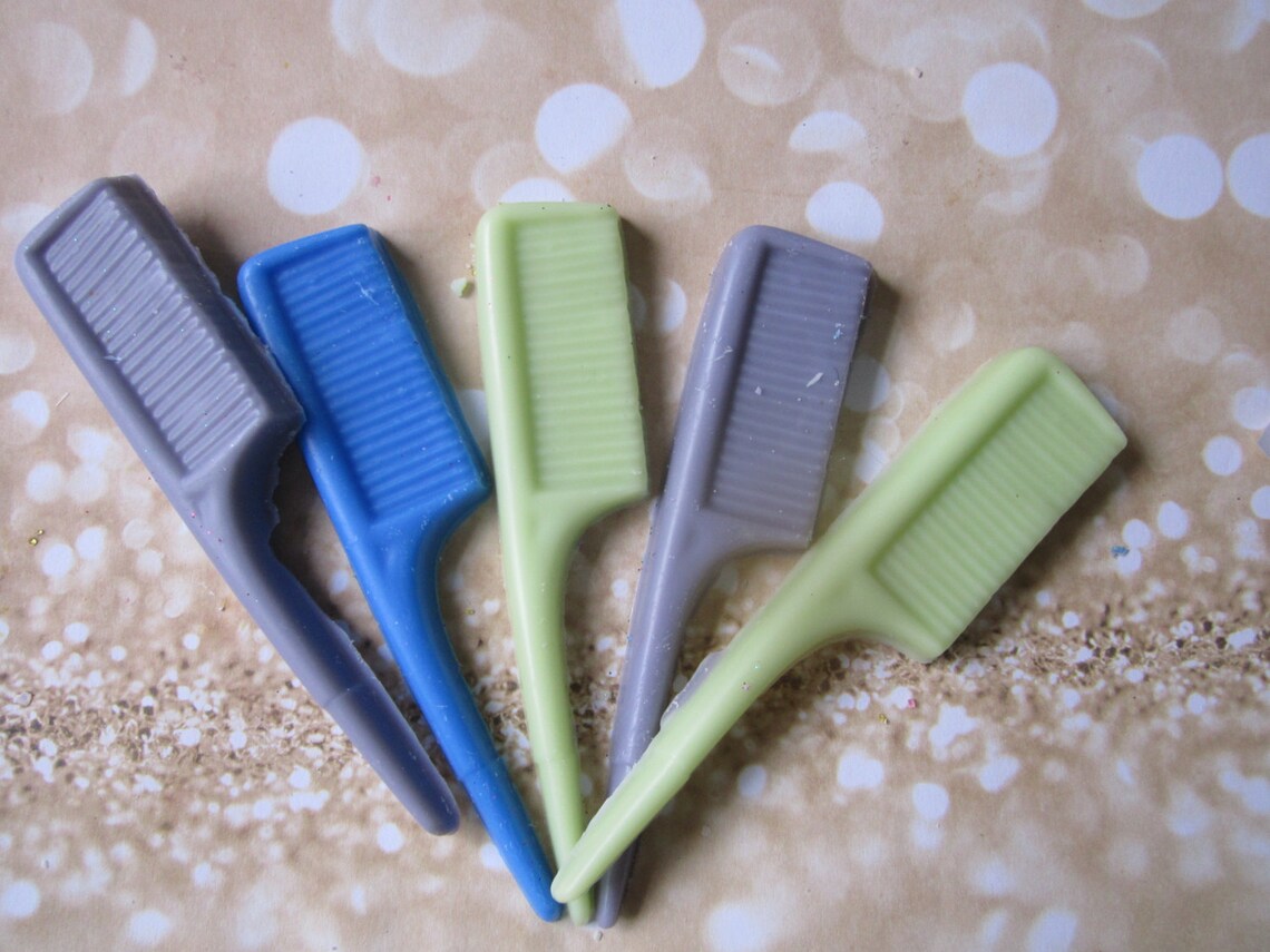 Gift for Stylist 6 Scented Wax Melts Comb Shape Candle Etsy
