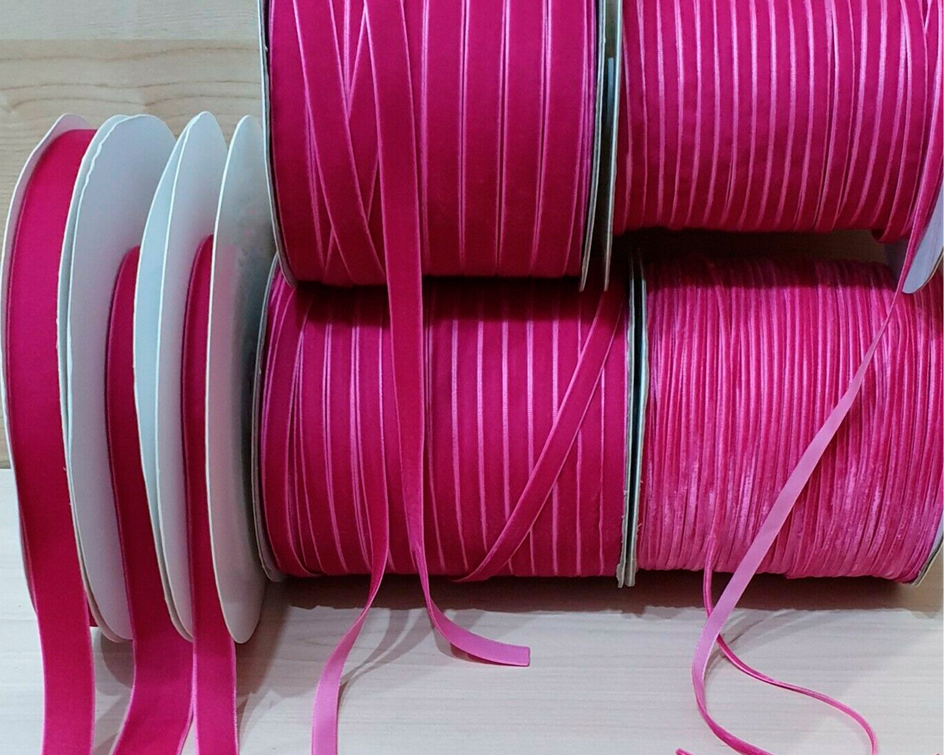 Healvian 6 Rolls Valentine's Day Ribbon Valentine Ribbon Wired Happy  Valentines Day Ribbon Hearts Wired Ribbon DIY Craft Ribbon Chair  Decorations