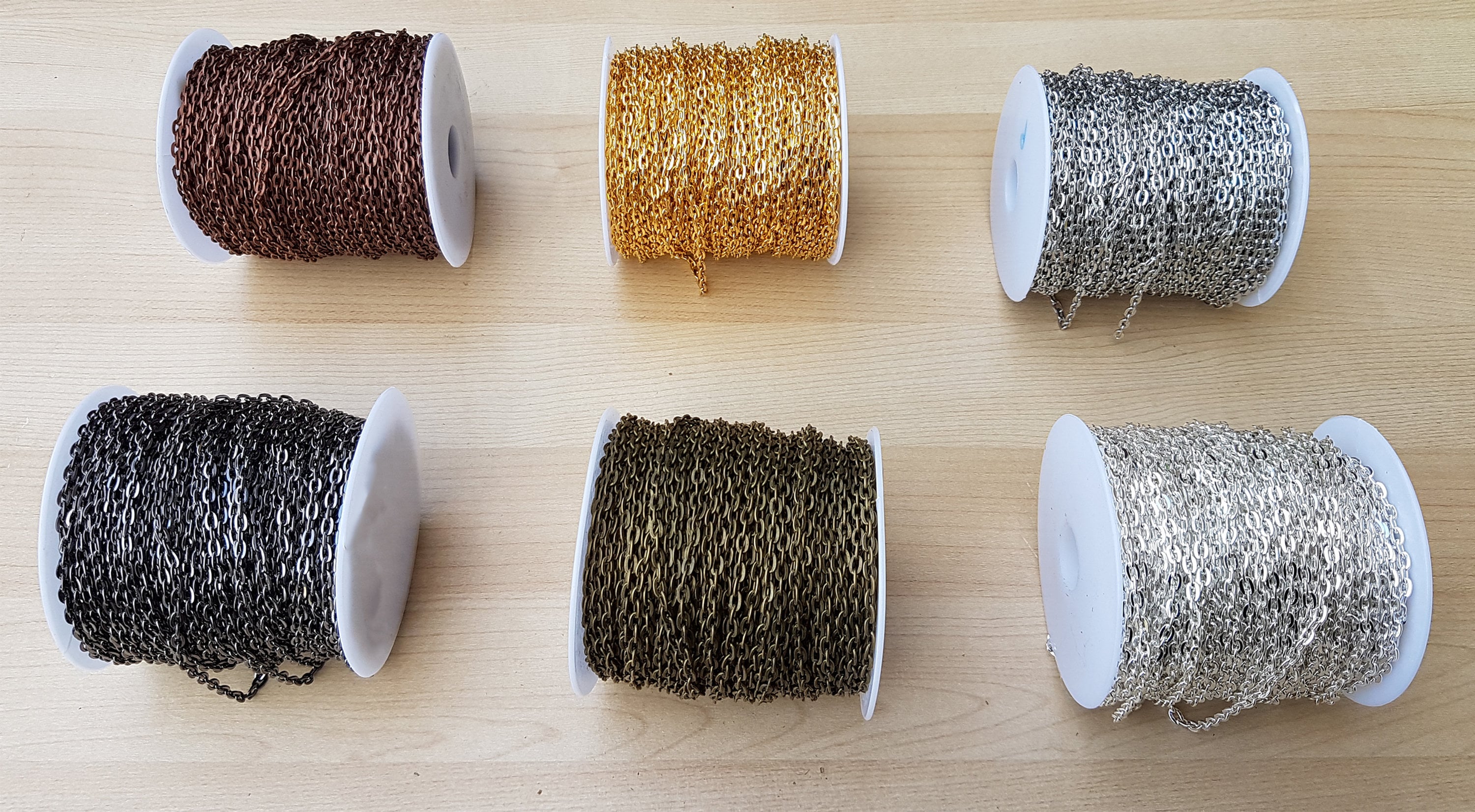 Jewellery Chain Iron Cable Style in 1 Metre 2 Metre 3 Metre or 5 Metr…