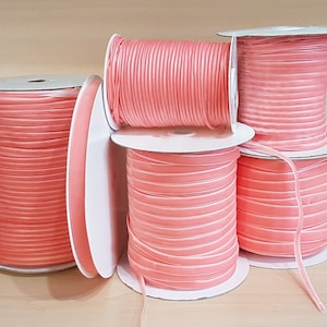 Fita de veludo de luxo rosa mar 3mm 7mm 10mm 13mm 16mm 1 metro a 10 metros