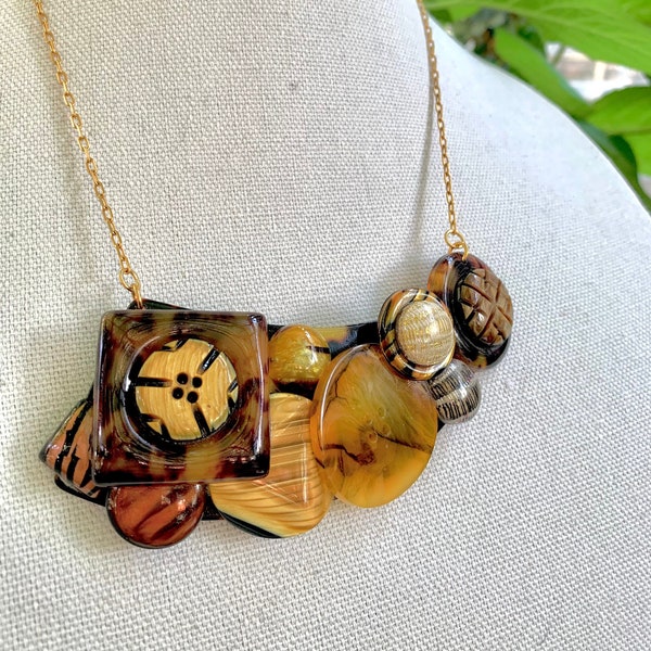 Sculptural Necklace Etsy