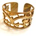 Diane Weigel reviewed Italian Acetate Filigree Cuff Bracelet in Metallic Gold Pattern |Handmade in the USA|