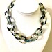 Diane Weigel reviewed Clear Acetate Choker Length Chunky Chain |Handmade in the USA|