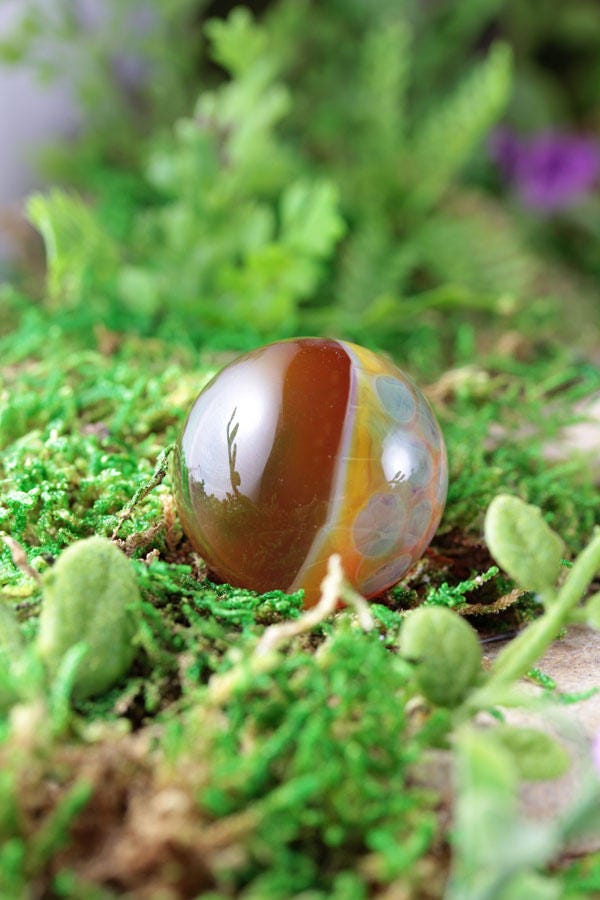 ビー玉　アート(グラス)マーブル　　アメリカ 作家もの… Handmade Lampwork Marble (borosilicate/boro Glass) Hand-blown
