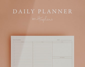 Minimalist Daily Planner: Gratitude & Priorities (A4 Printable)