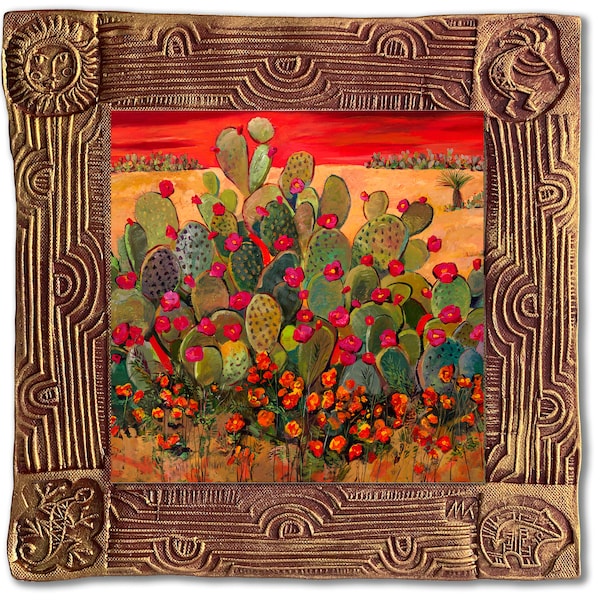 Blühende Wüste/Quadrat