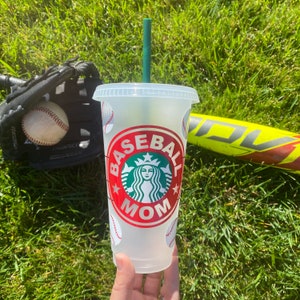 Sports Mama Cup | Baseball Mom Tumbler | Cold Cup