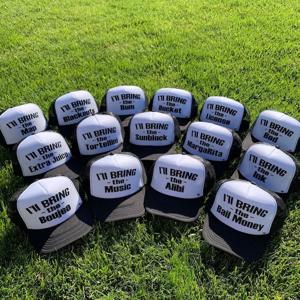 Girls Group Trucker Hats Etsy