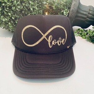 pwdapjpgdw様リクエスト商品 INFINITE LOVE DISTRESSED CAP Infinity Love Hat | Distressed Baseball Cap OR Ponytail Hat