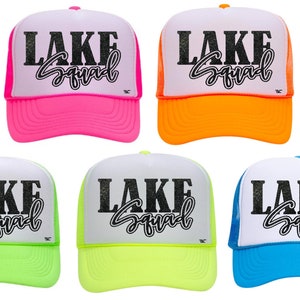 Lake Hat | Lake Life Hats | Lake Squad | Summer | Summertime Trucker Hat