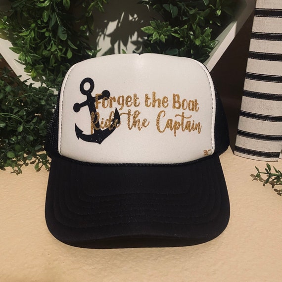 Summer Hat | Boat Hats | Ride The Captain Trucker Hat | River Girl | Lake Mom