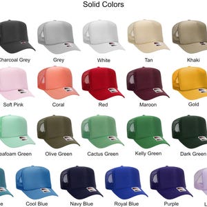 Blank Otto Trucker Hats | High Profile | Foam Front Cap | Adjustable SnapBack | 5 Panel Mesh Back | Uni Sex | Adult | Vintage Style
