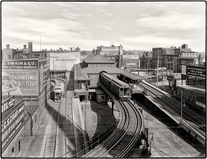 Dudley Street Station Boston Mass. 1904 Etsy