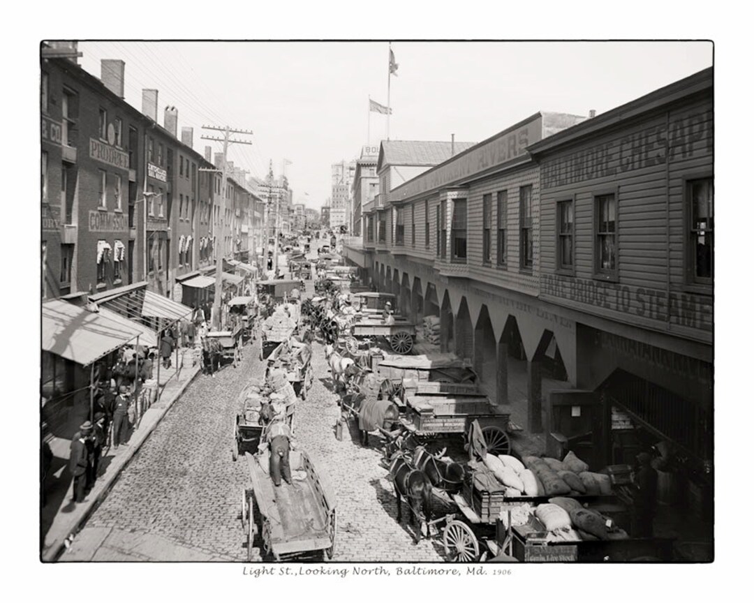 Light Street Baltimore Maryland Etsy